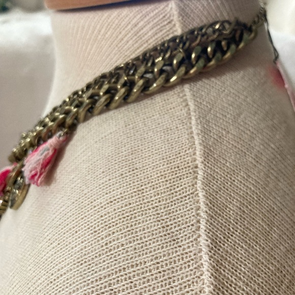 NWT Betsey Johnson dog cat coin tassel RARE FIND Critter Cameo dangle necklace - Picture 9 of 16